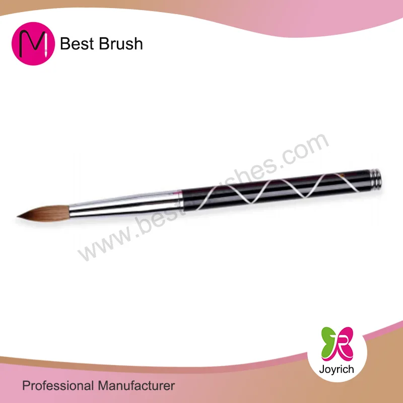 ʻEleʻele Maʻemaʻe Kolinsky Acrylic Nail Brush